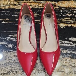Tahari Red Women's Pumps Sz 7W